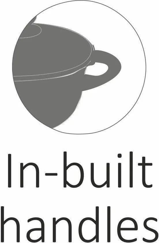 Ceramide Induction Bottom Aluminium Casserole 6 Pcs Set in Blue Colour - HomeTown