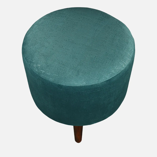 Ordhid Fabric Ottomans in Blue Colour dimensions