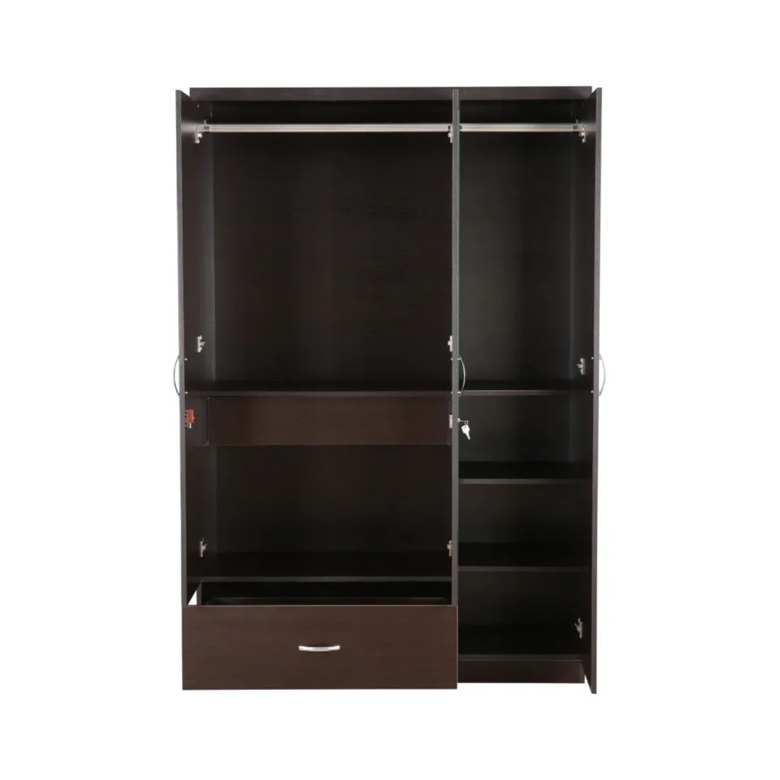 Utsav Three Door Wardrobe with Mirror - HomeTown