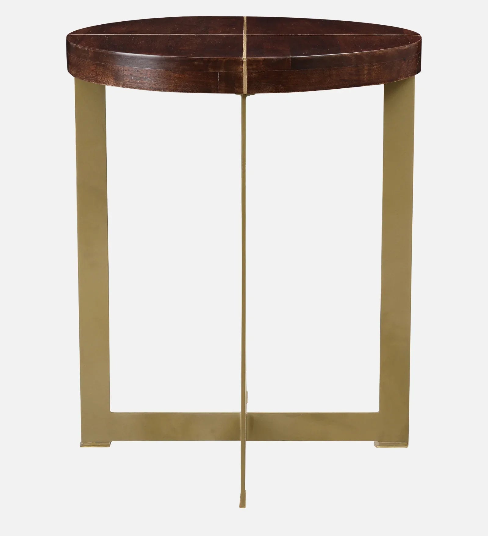Augustin Solid Wood Side Table in Walnut Colour - HomeTown