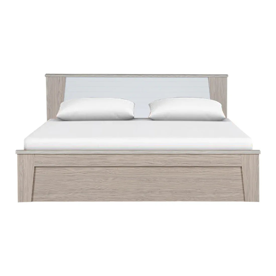 Ambra King Bed with Box storage in Oak Colour - HomeTown