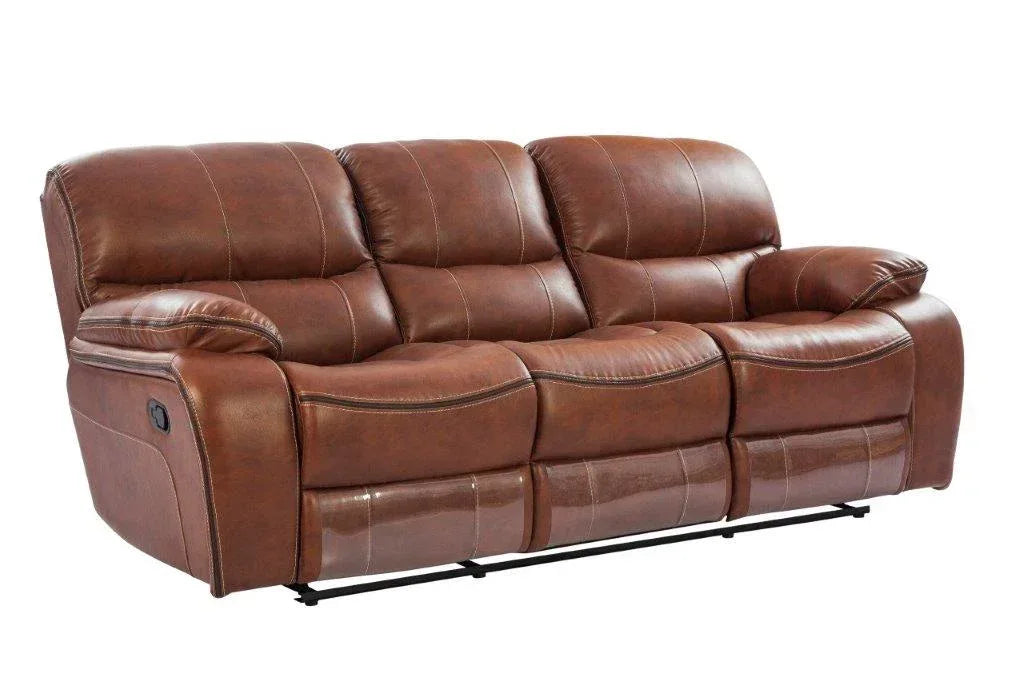 Tigris Leatherette Recliner In Brown Colour - HomeTown