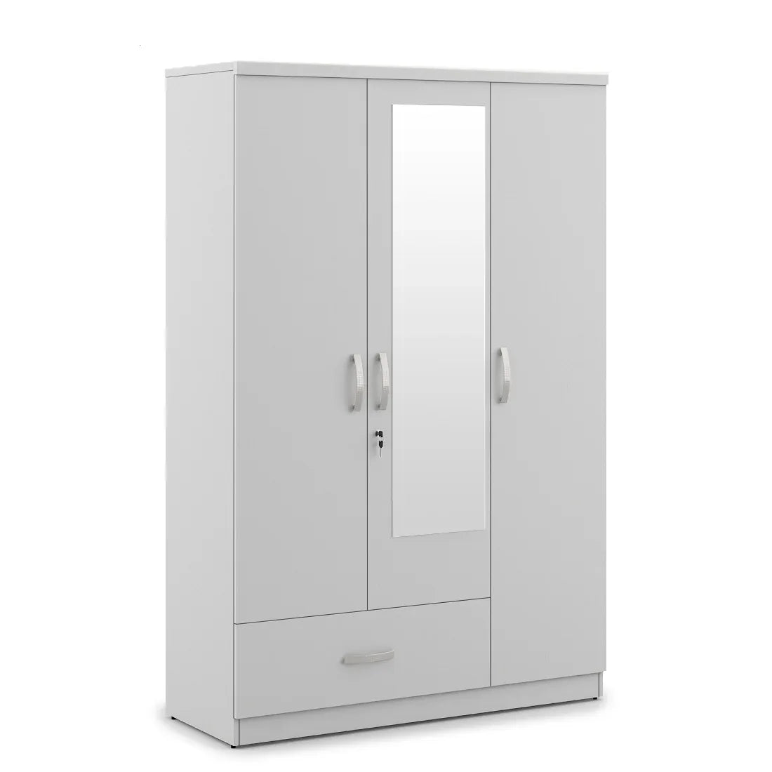 Utsav Three Door Wardrobe with Mirror - HomeTown