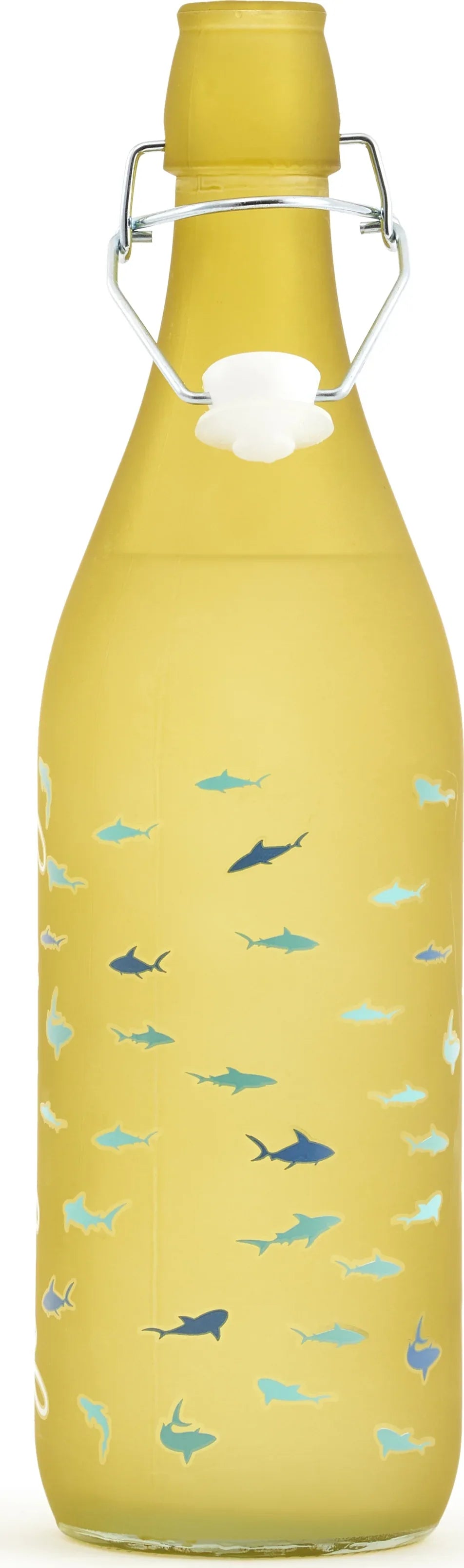 Bahamas Glass Green Frosted Bottle 1L in Green Colour - HomeTown