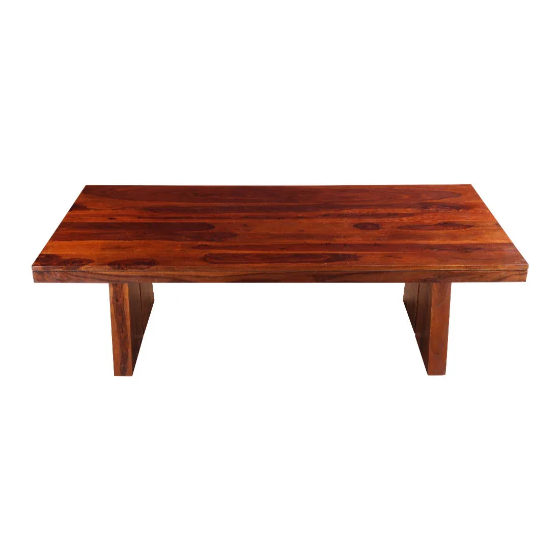 Austin Sheesham Wood(Rosewood) 8 Seater Dining Table in Honey Colour - HomeTown