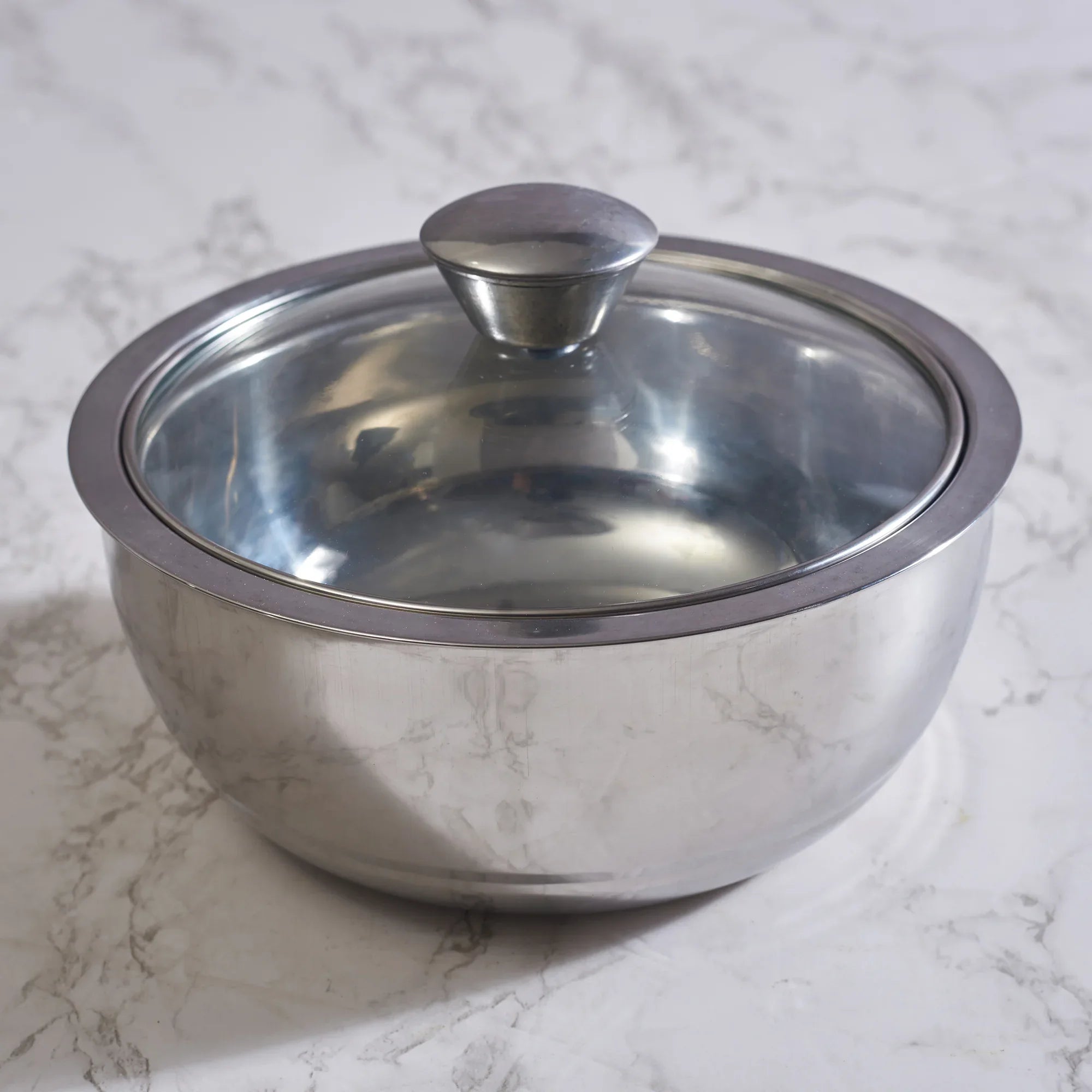 Sapphire Double Wall Insulated Stainless Steel Meal Serve Combo Set of 3 in Silver Colour - HomeTown