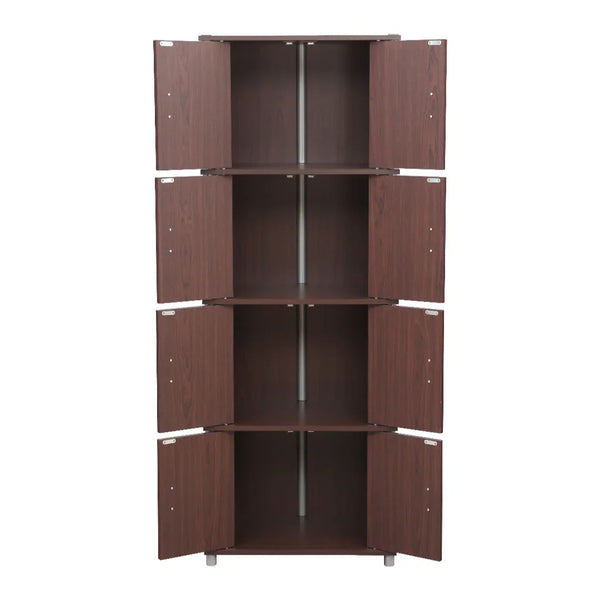 Jacob Engineered Wood Multipurpose Cabinet in Cherry Brown Colour dimensions