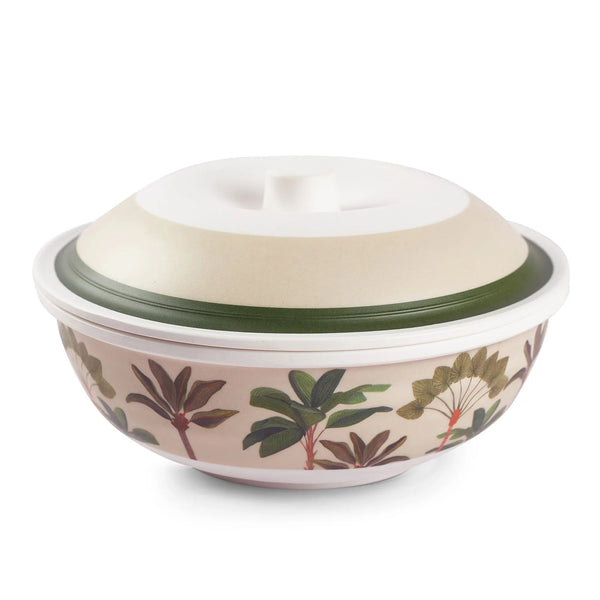 Oasis Melamine Serving Bowl with Lid in Multi Colour dimensions