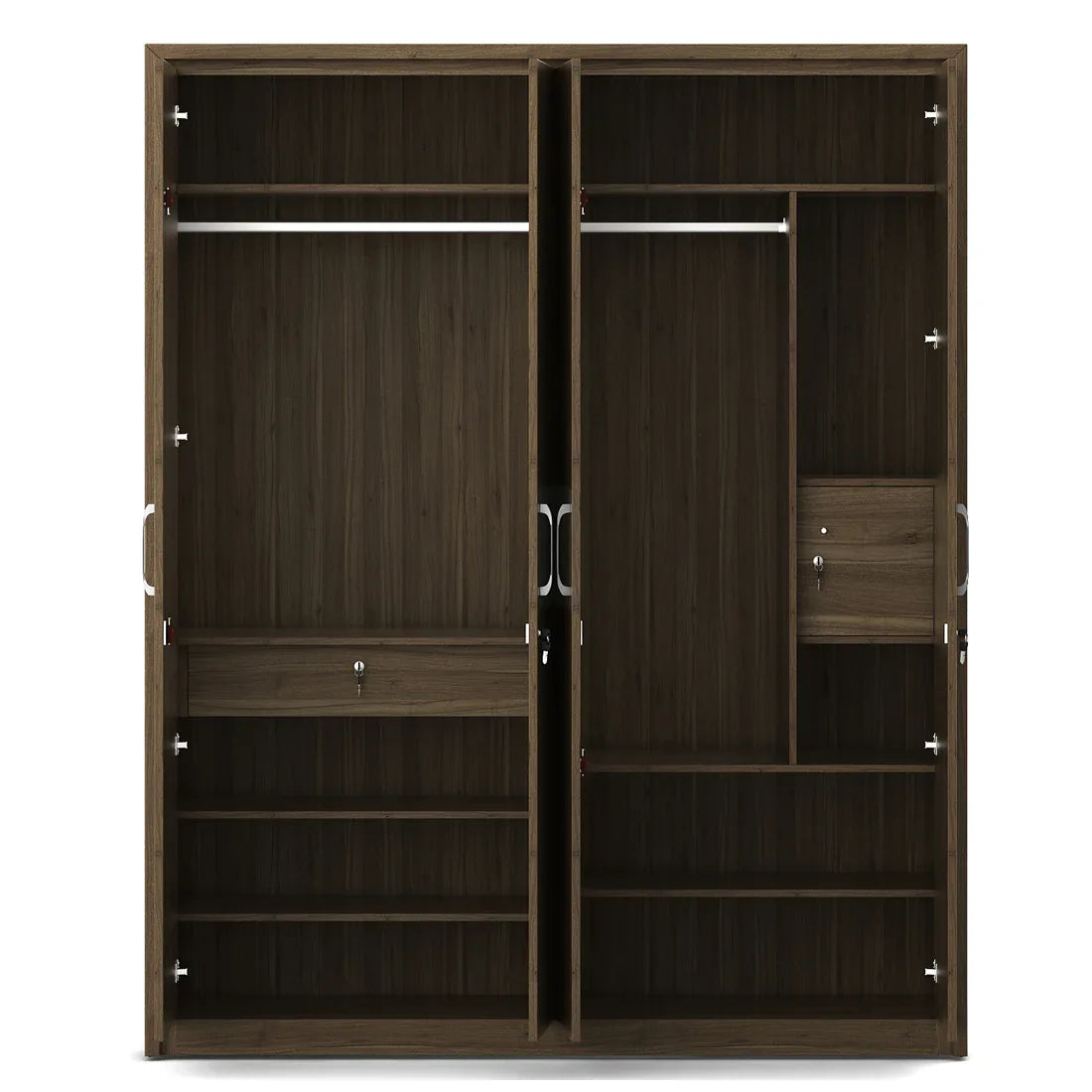 Petra Four Door Wardrobe in White Finish - HomeTown