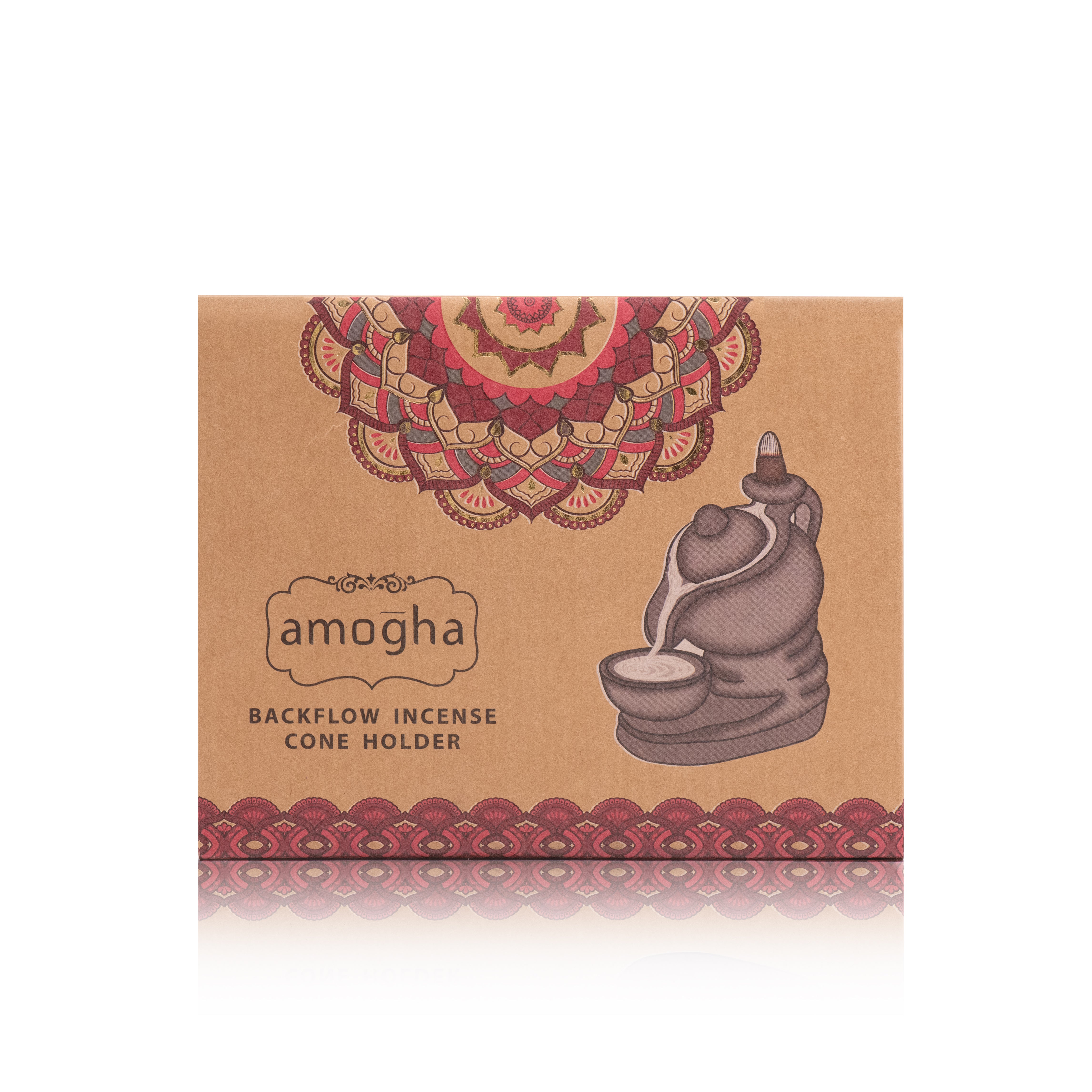 AMOGHA BCKFLW INCENSE CONE HLDR INBFH637