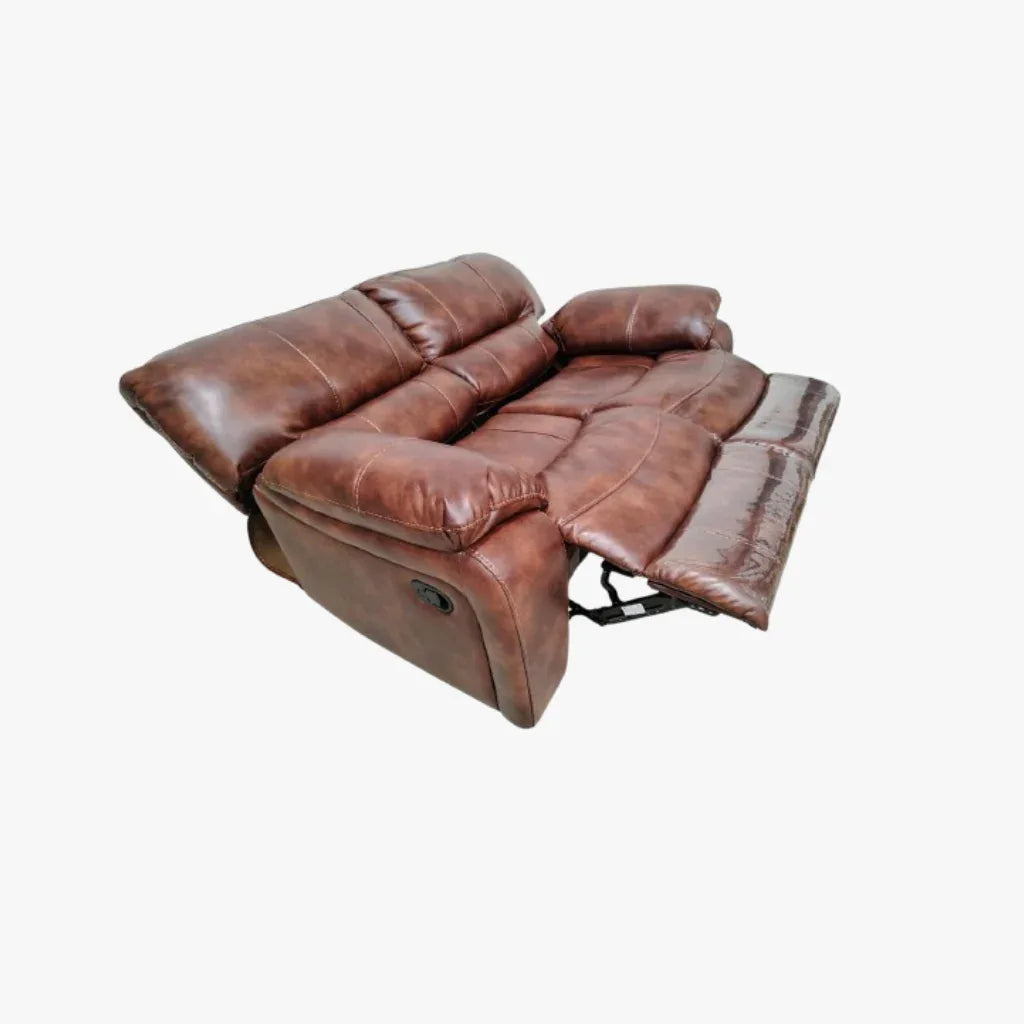 Urbano Leather Fabric 2 Seater Recliner - HomeTown