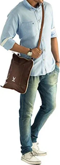 Cotton Twill Bagmat in Brown Colour - HomeTown