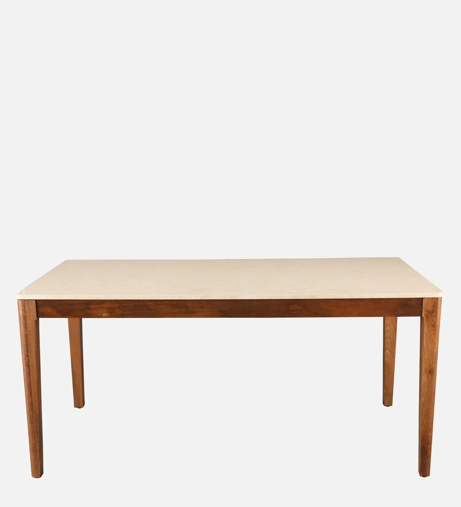 Siam Marble Top Six Seater Dining Table in Walnut Colour - HomeTown