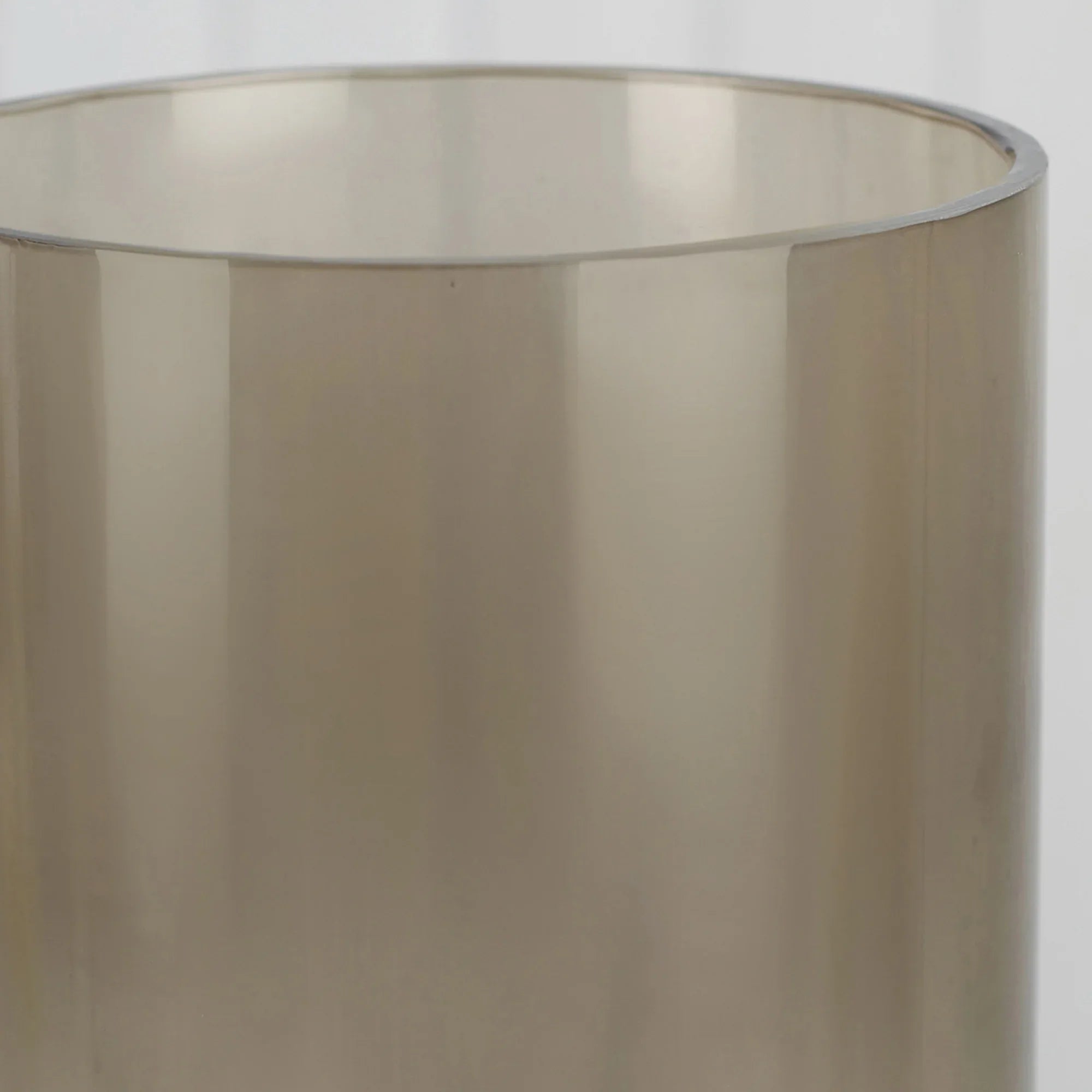 Zeus Iron and Glass Ombre Floor Hurricane 20x63 Cm in Antique Gold & Black Colour - HomeTown