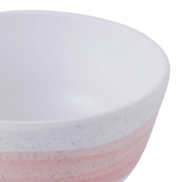 Emilia Melamine Speckles Soup Bowl in Pink Colour dimensions