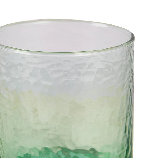 Ikigai Hammered Whisky Glass Set of 4 in Green Colour dimensions