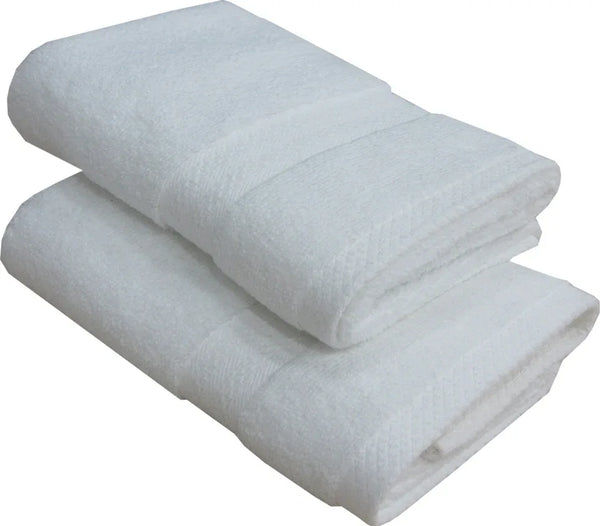 Paradiso Cotton Set Of 2 Hand Towel in White Colour dimensions