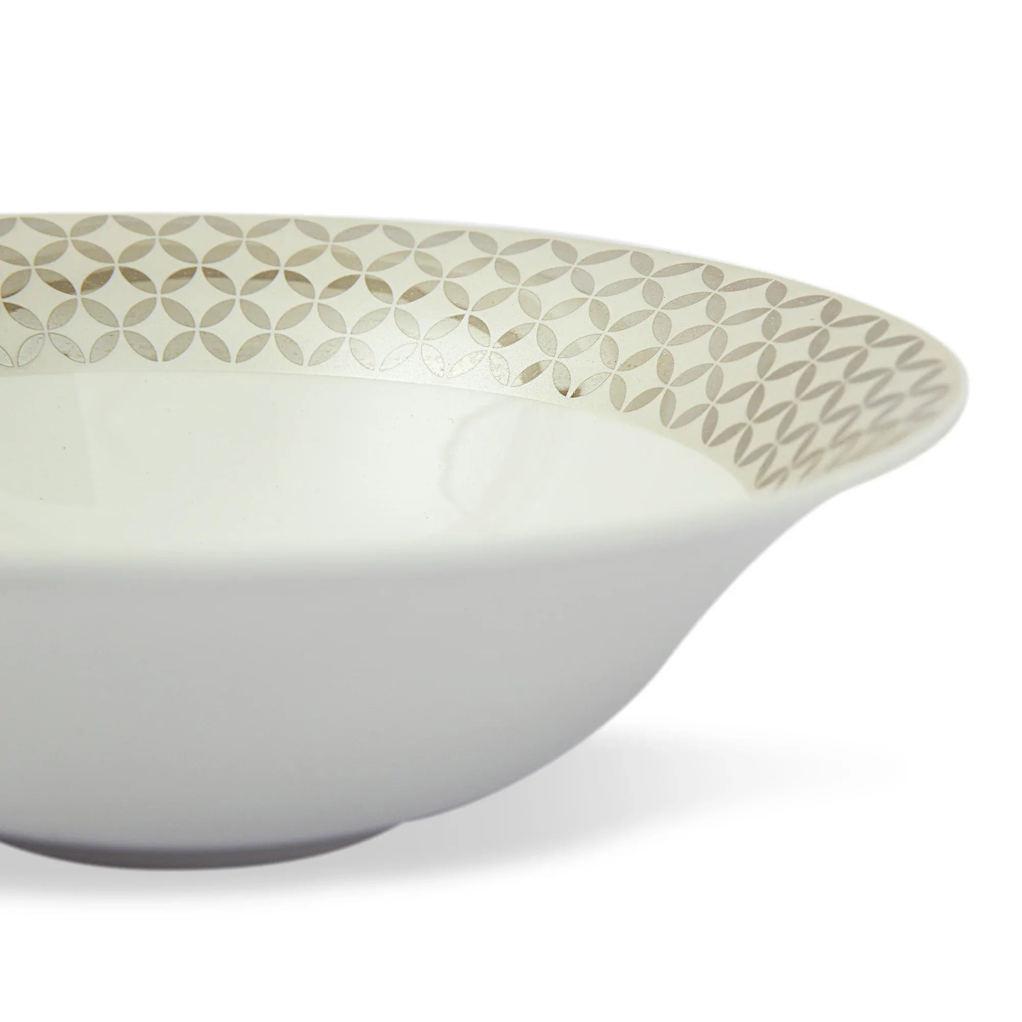 Nora Adela Bone China Serving Bowl 23 Cm in White Colour - HomeTown