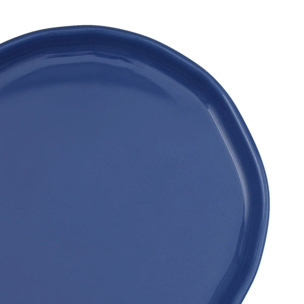 Palette Ceramic Small Plate in Navy Blue Colour dimensions