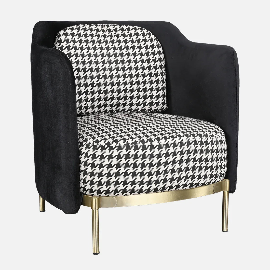 Gala Fabric Accent Chair in Grey Colour - HomeTown