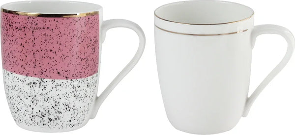 Avril Bone China Coffee Mug 310 Ml in White Colour dimensions