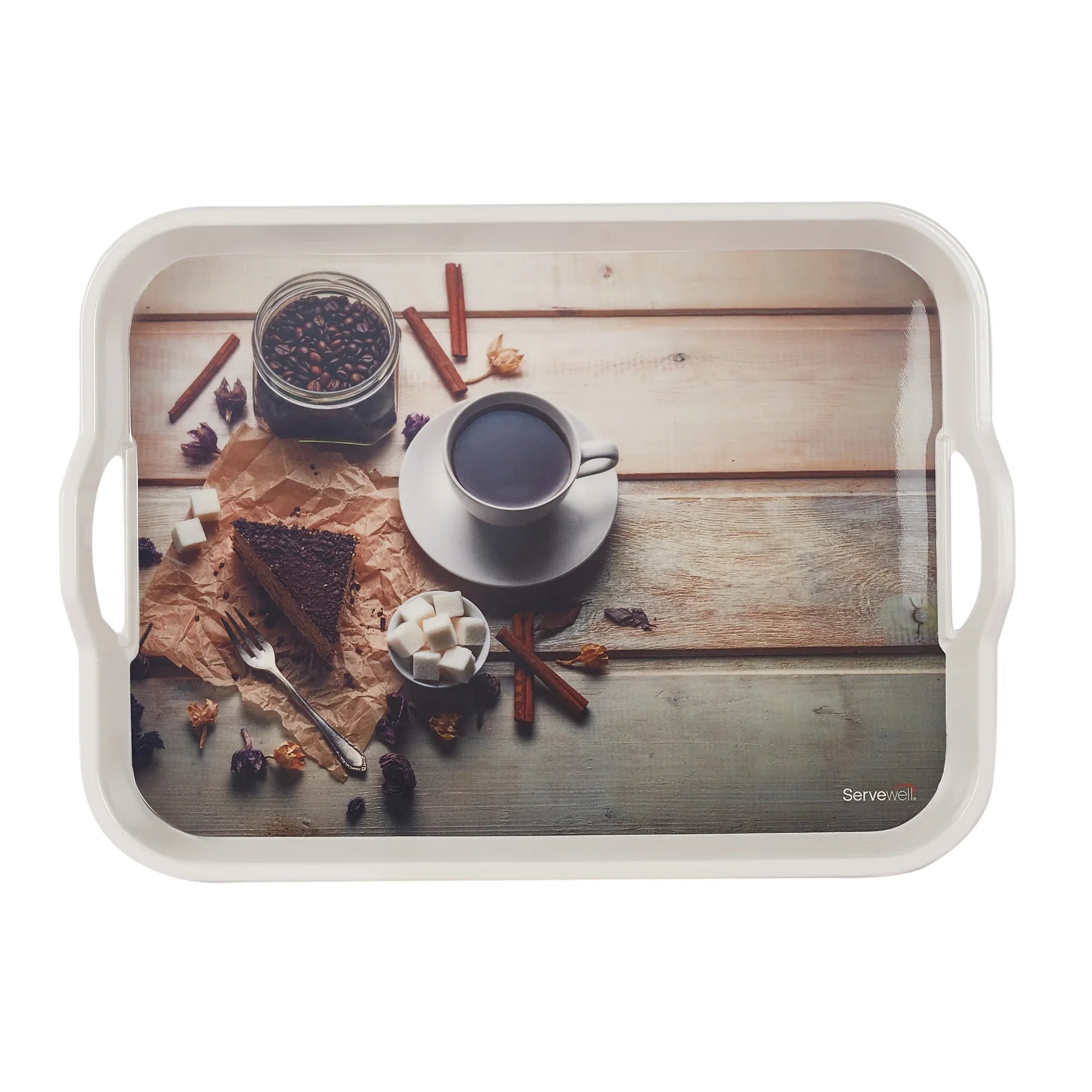 Handy Melamine Tray Set of 3 in Multi Colour - HomeTown