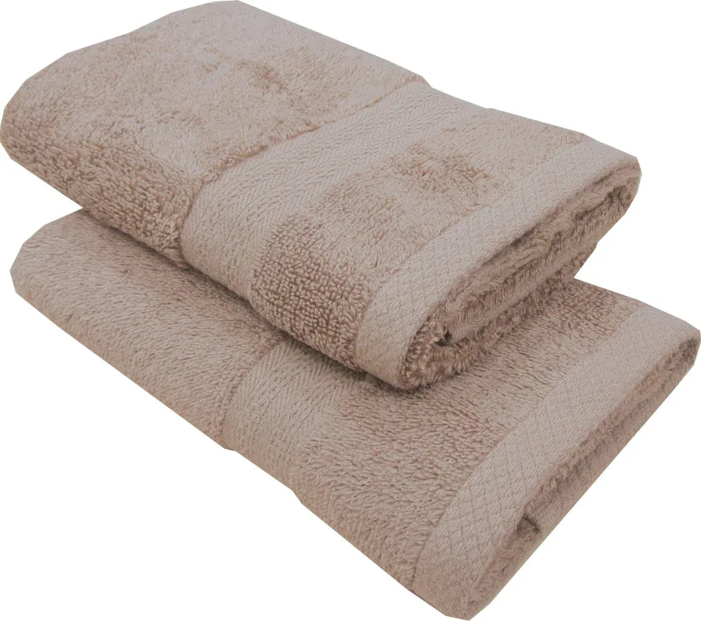 Paradiso Cotton Set Of 2 Hand Towel 40X60 Cm 500 Gsm in Wheat Colour - HomeTown