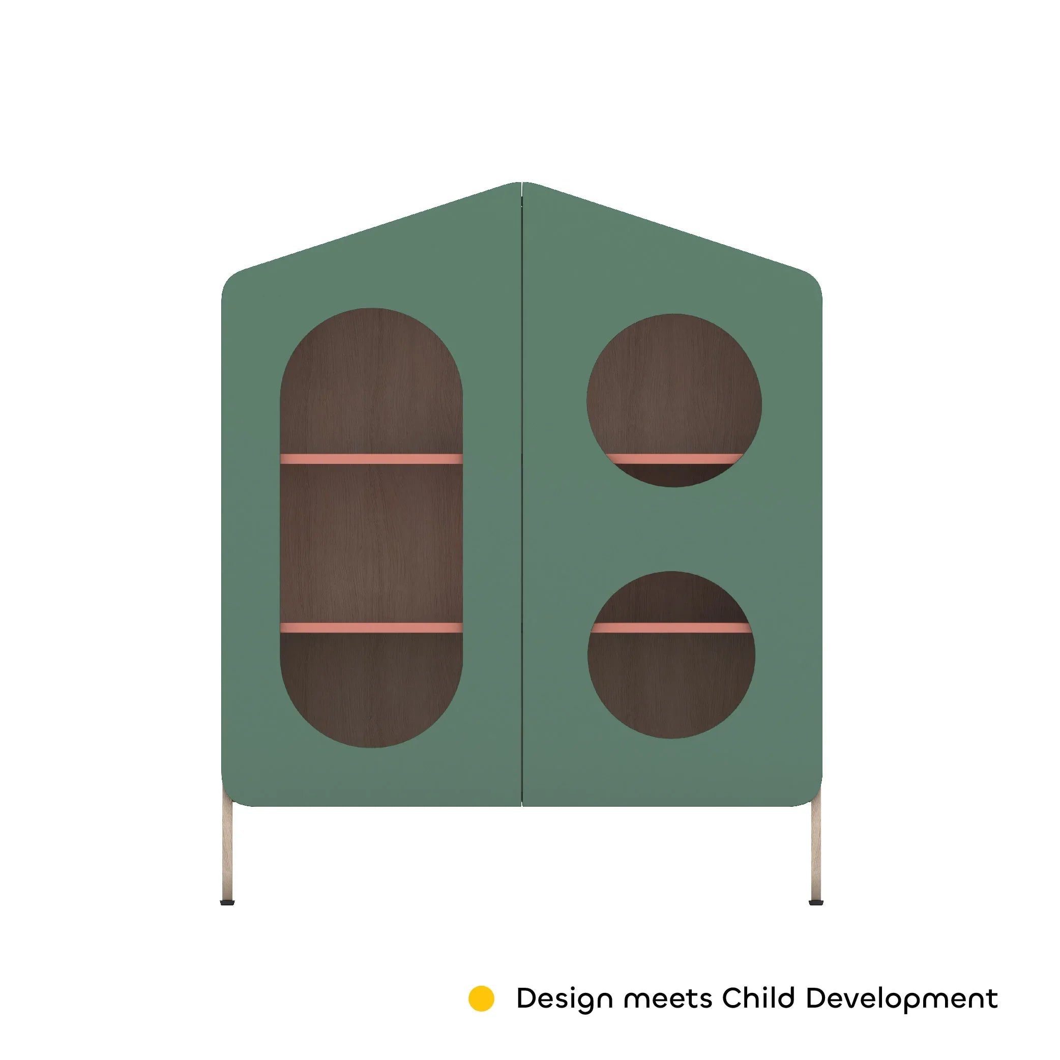 Magic Hut Storage Cabinet in Lauren Green Colour - HomeTown