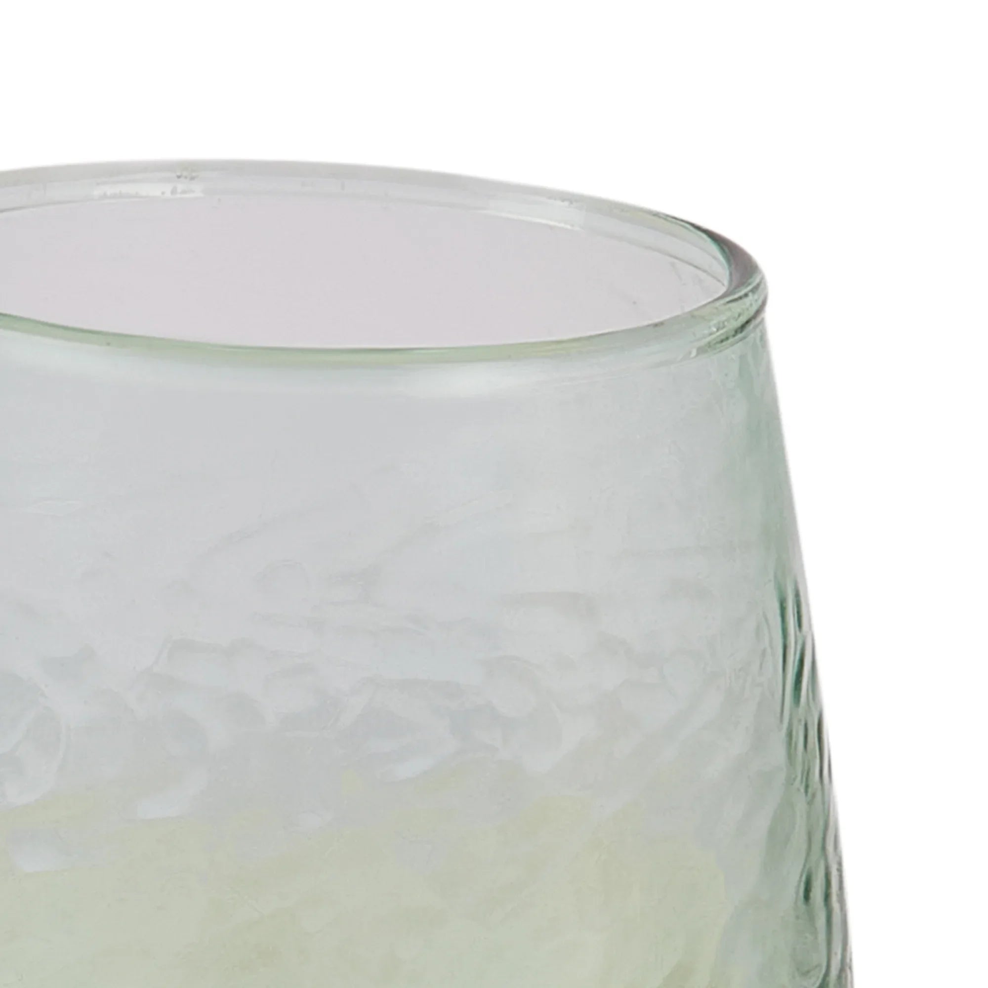 Ikigai Hammered Juice Glass Set of 4 in Green Colour - HomeTown