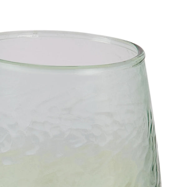 Ikigai Hammered Juice Glass Set of 4 in Green Colour dimensions
