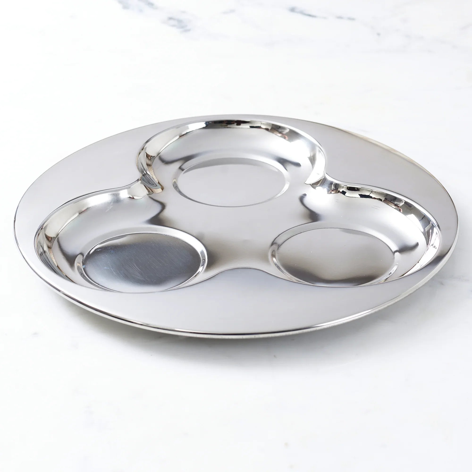 Sapphire Steel with Gold Finish Snack Bowl Set of 7 in Gold Colour - HomeTown