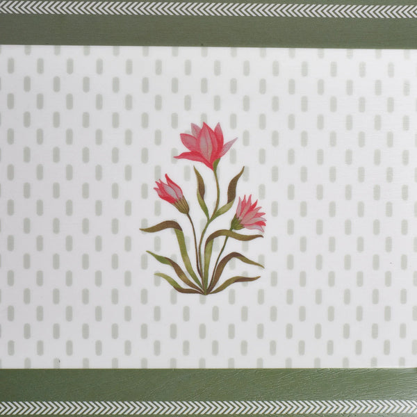 Nelumbra Melamine Medium Tray in Multi Colour dimensions