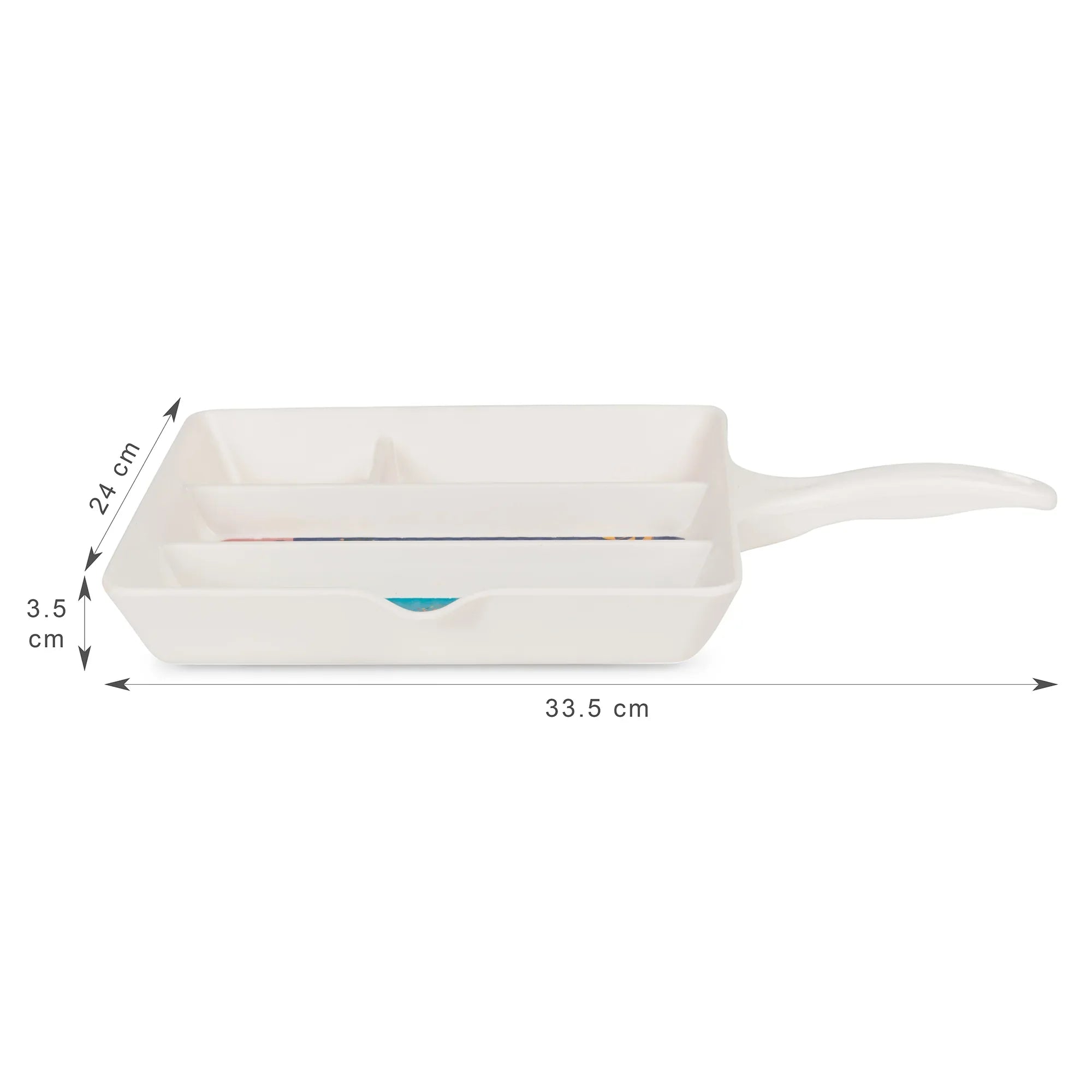 Good Life Melamine Skillet Serving Platter in Multi Colour - HomeTown