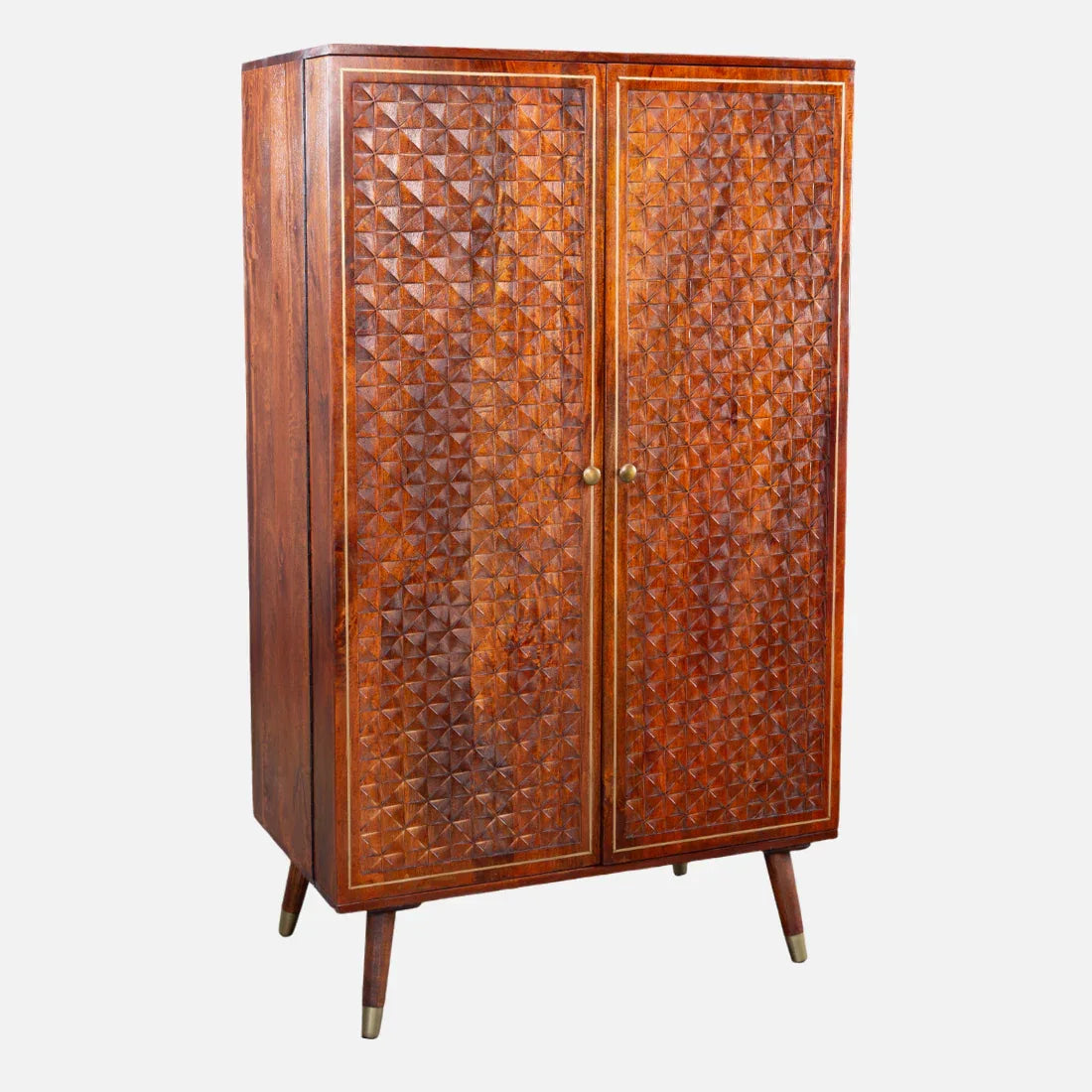 Phoolkari Bar Unit in Honey Colour - HomeTown