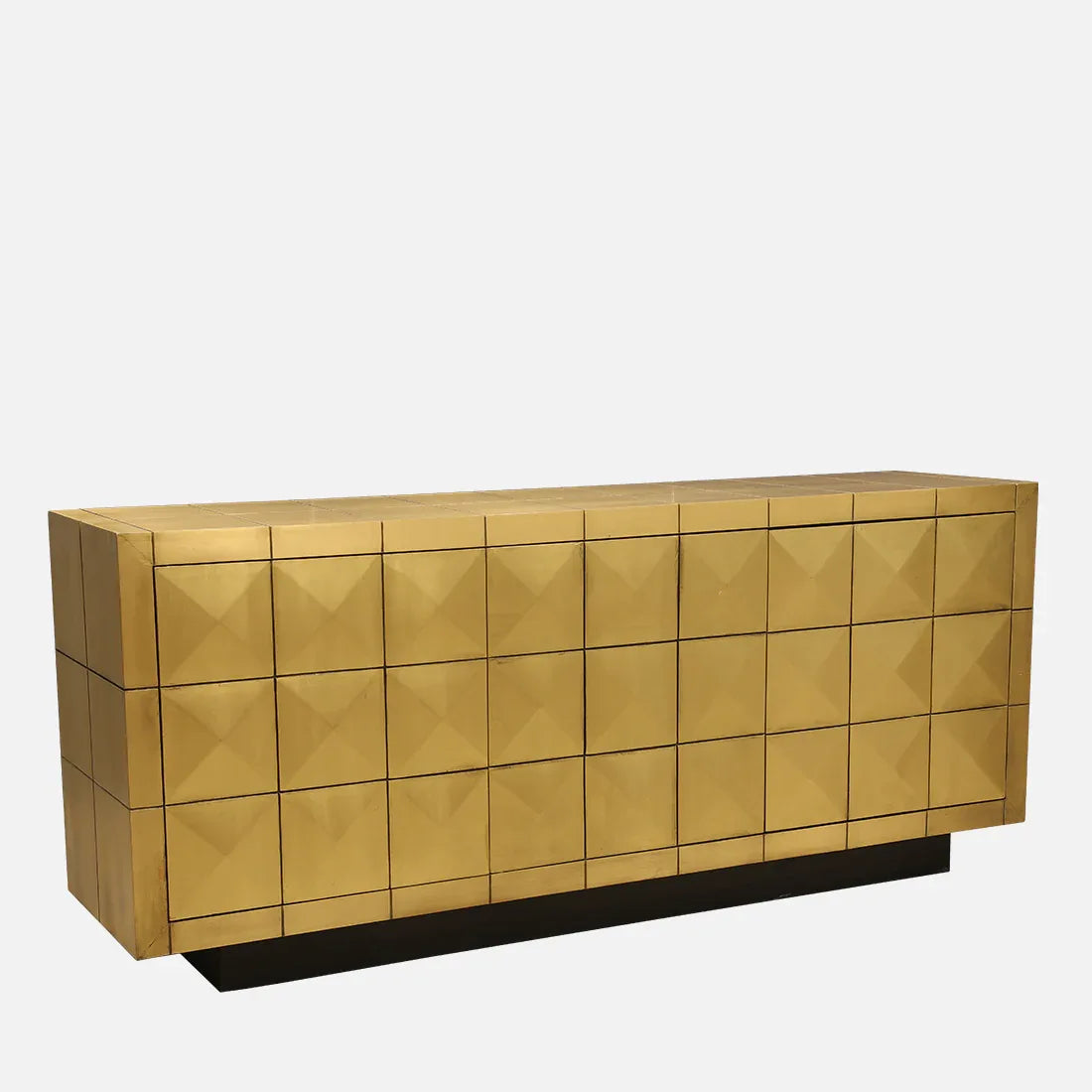 Adelaide Mango Wood Sideboard in Brass Colour - HomeTown