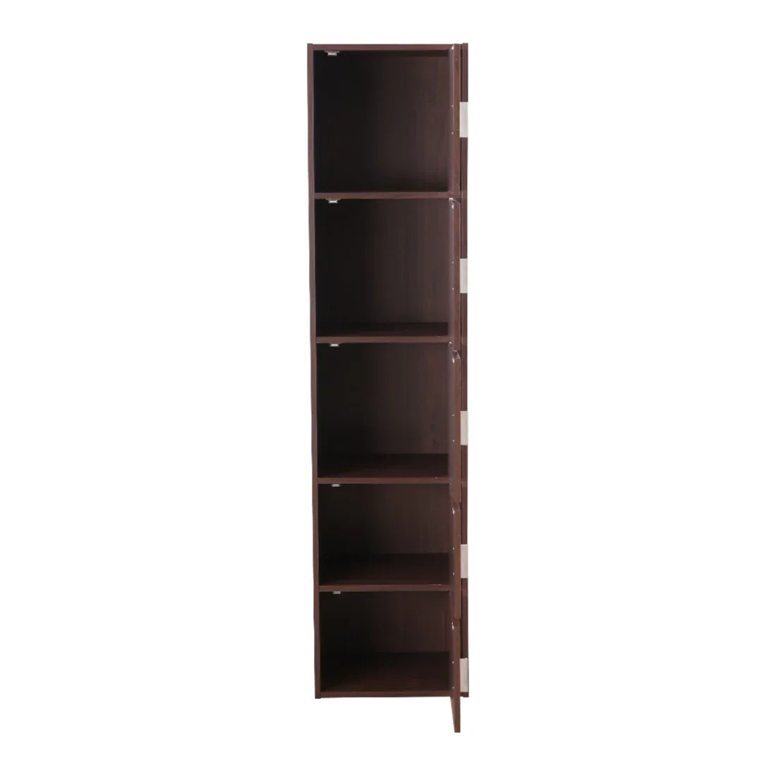Albert Engineered Wood 5 Tier Cabinet in Cherry Brown Colour - HomeTown