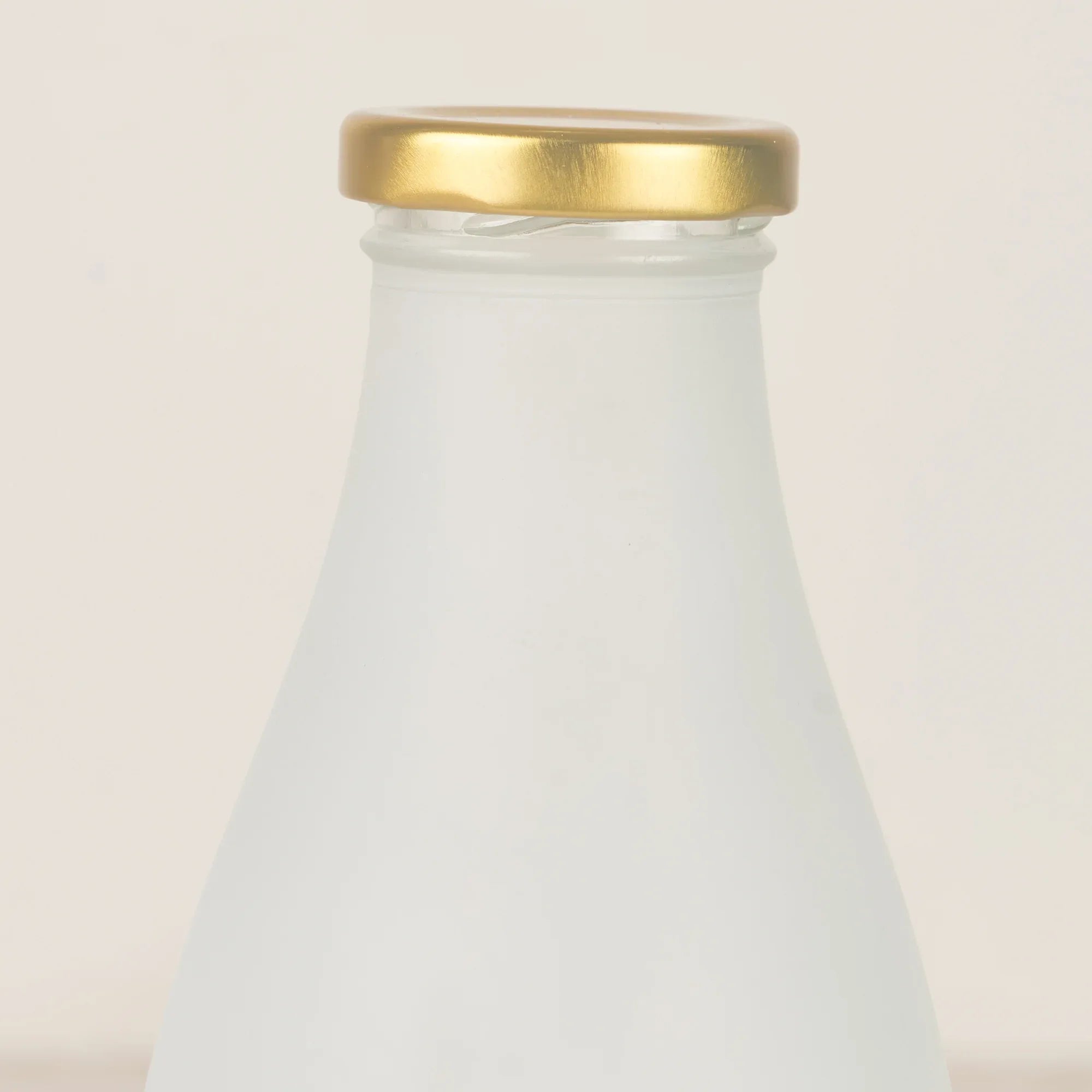 Good Life Glass Frosted Milk Bottle 1 Ltr in White Colour - HomeTown