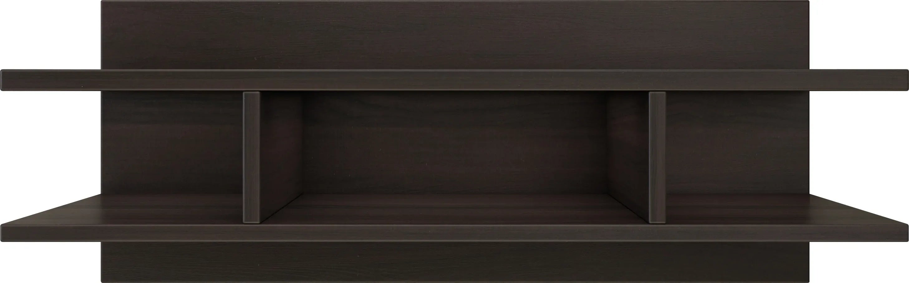 Cash Engineered Wood Wall Unit in Dark Walnut Colour - HomeTown