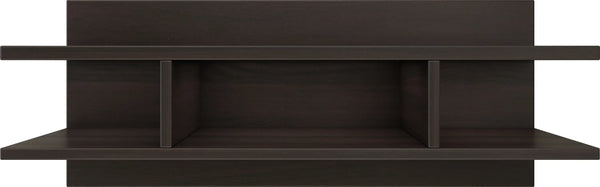 Cash Engineered Wood Wall Unit in Dark Walnut Colour dimensions
