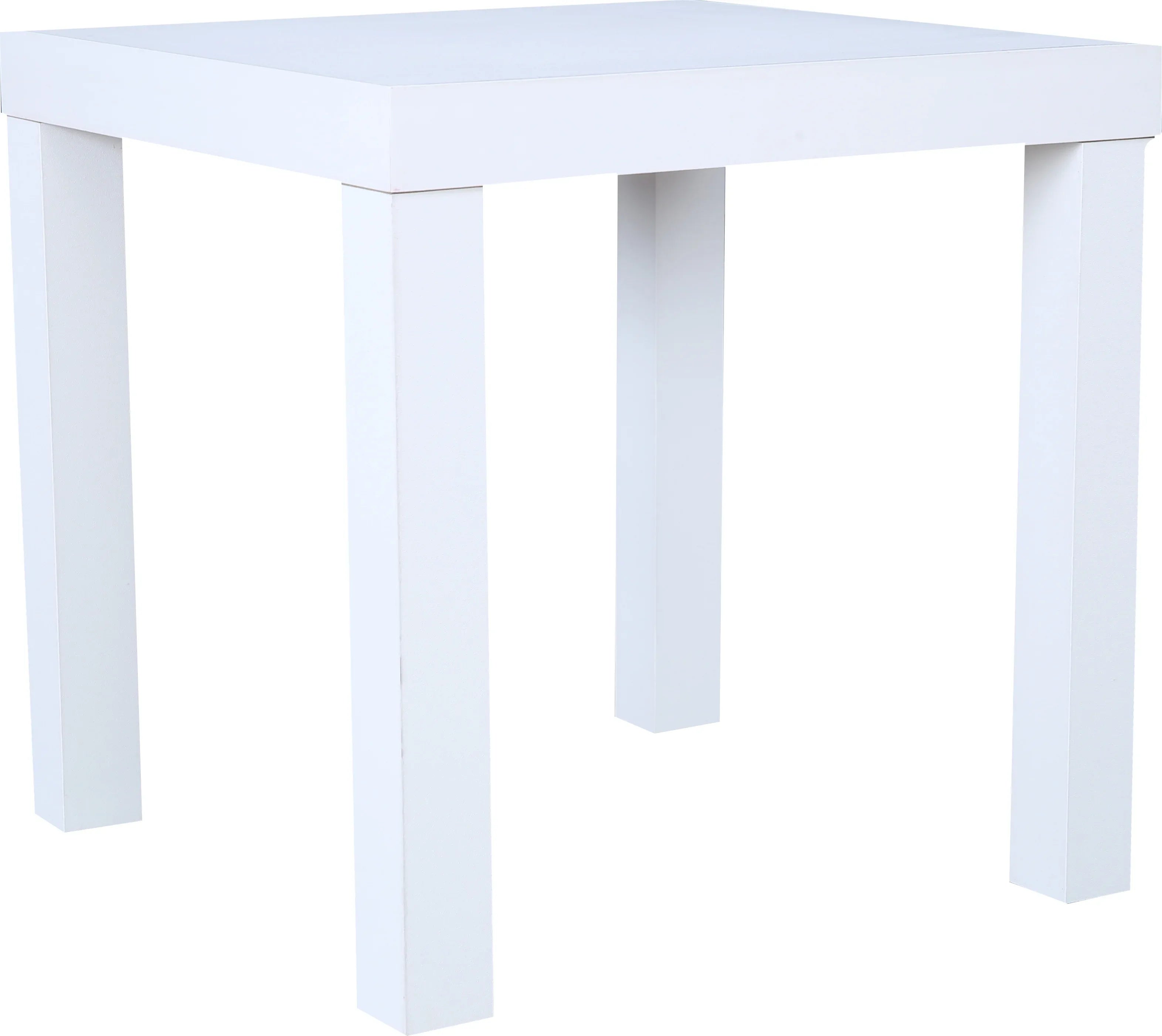 Larix Engineered Wood Side Table in White Colour - HomeTown