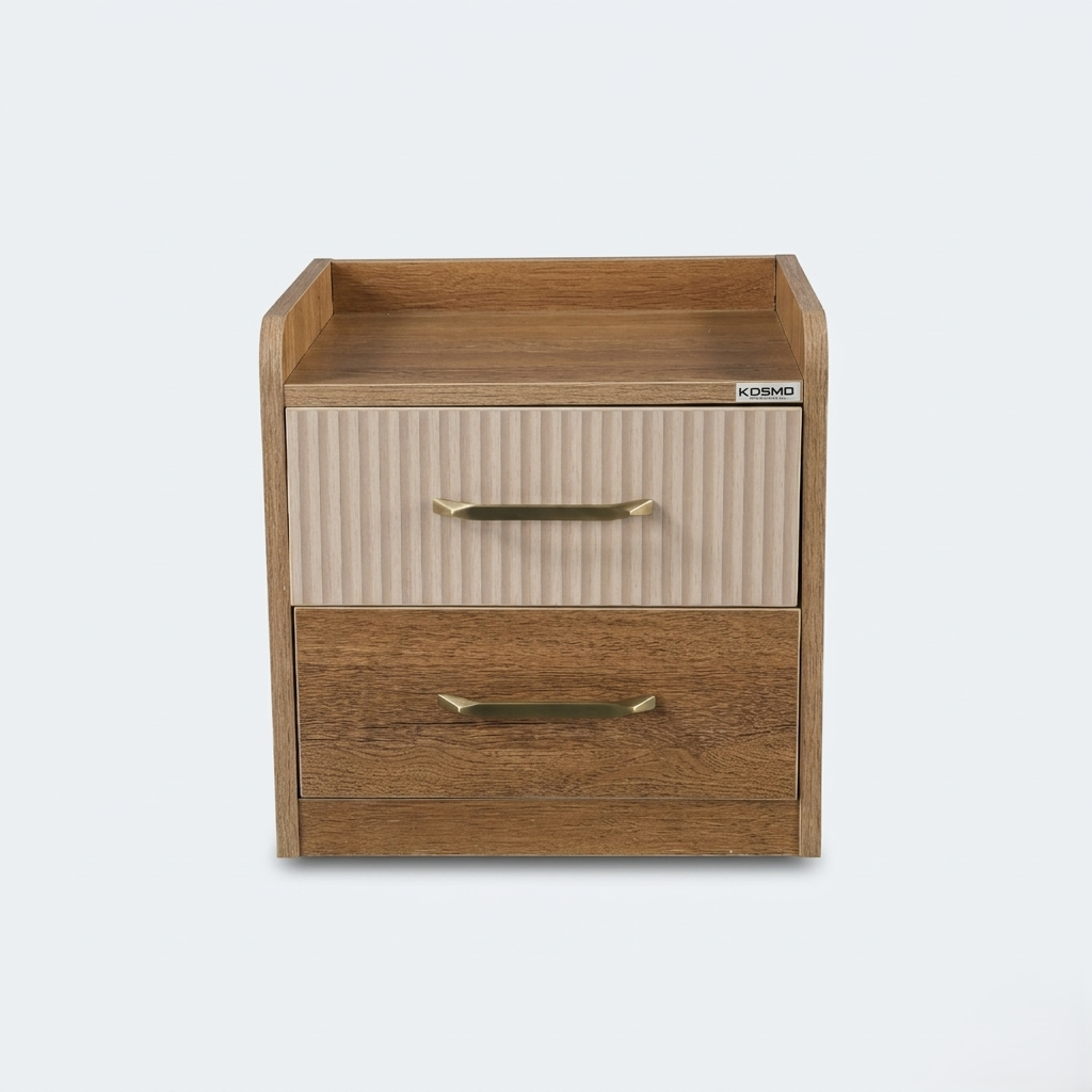 GLORIA BED SIDE TABLE - SEBASTAIN OAK