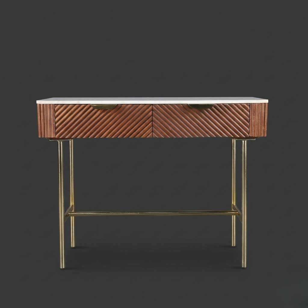 ARISTOTLE SOLIDWOOD CONSOLE TABLE