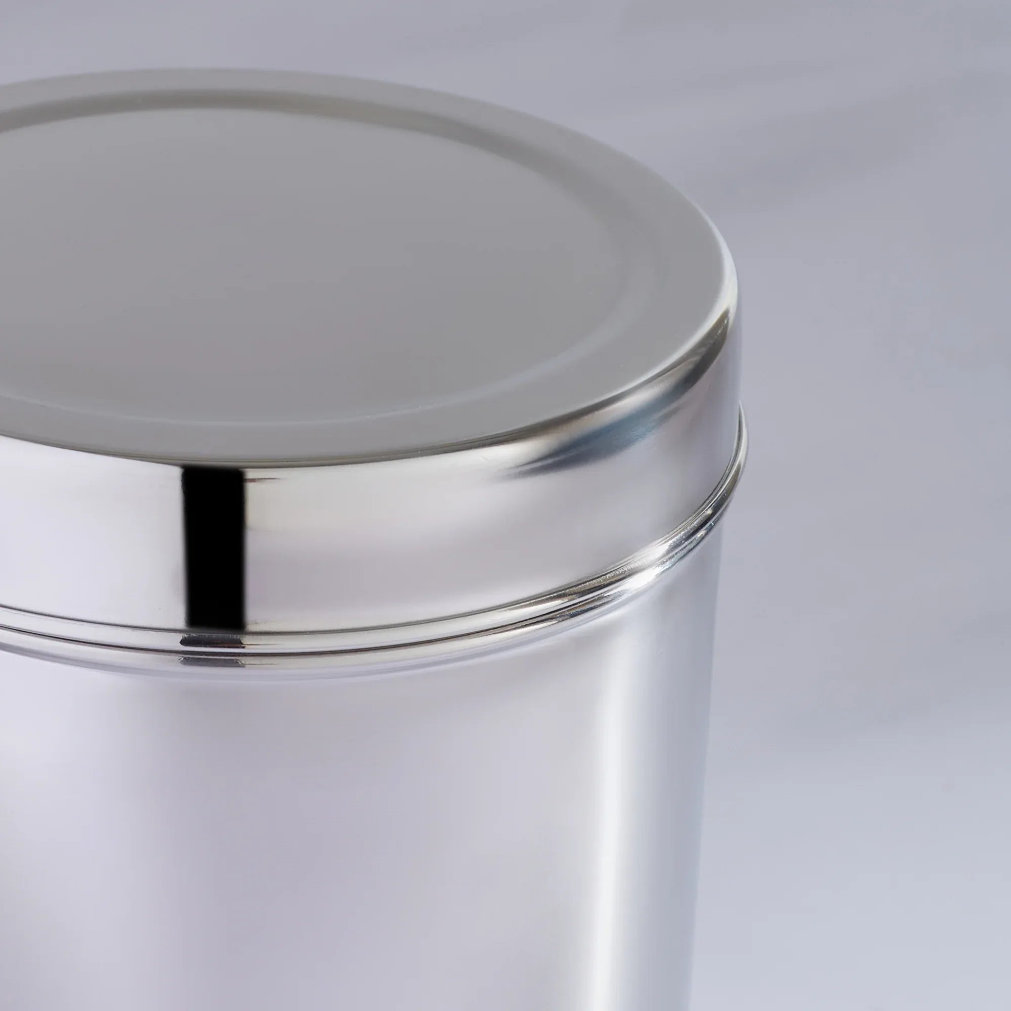 Glisto Stainless Steel Container Set of 2 in Silver Colour - HomeTown