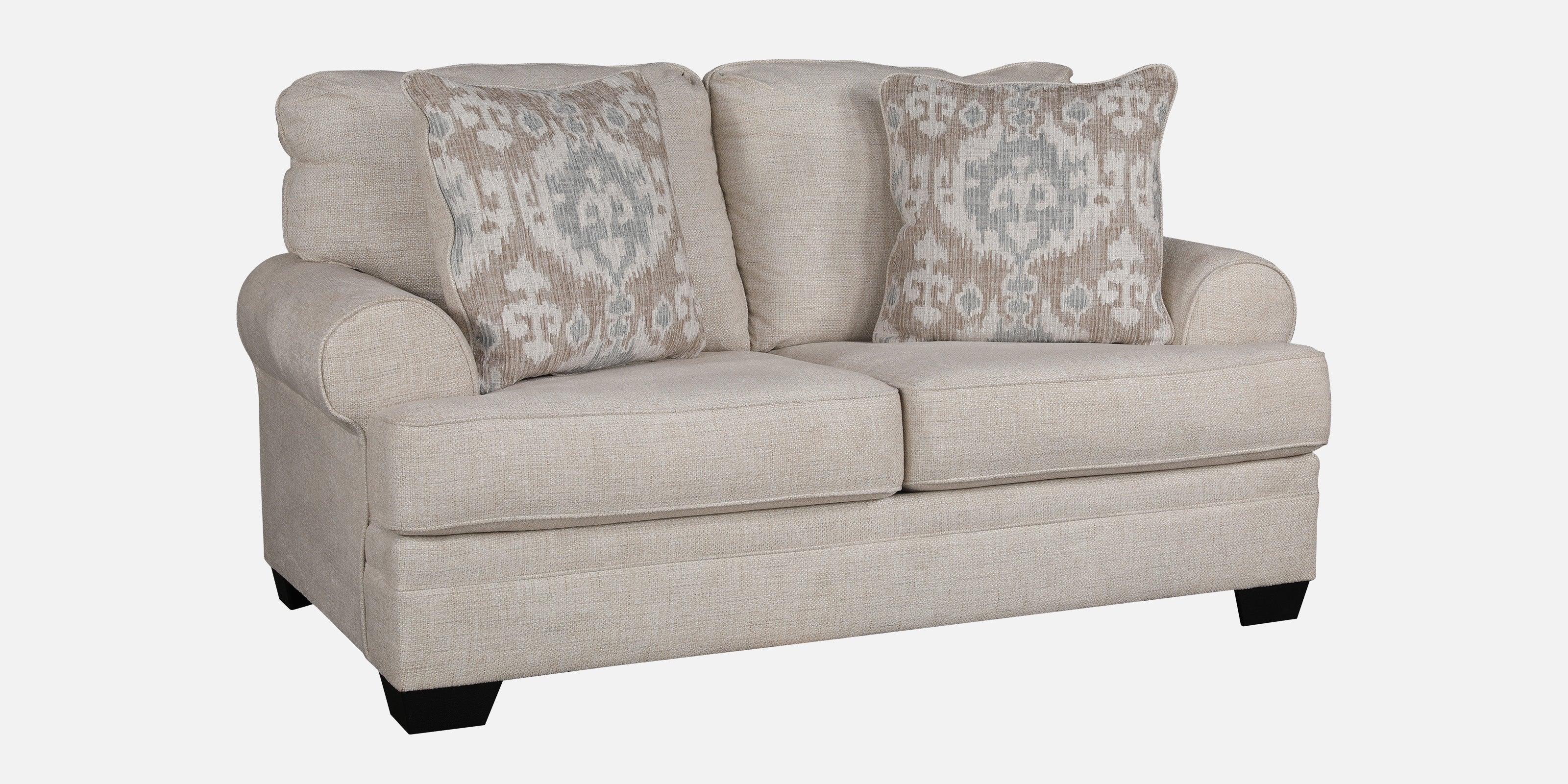 Thames Fabric Two Seater Sofa in Beige Colour - HomeTown