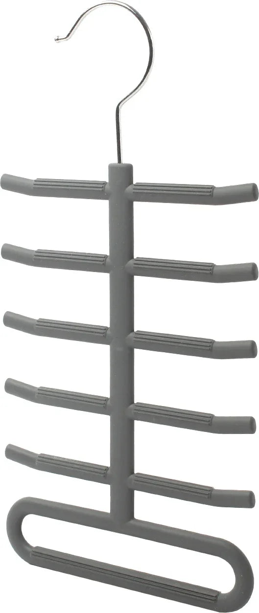 Rubber Coated Tie Hanger in Grey Colour dimensions