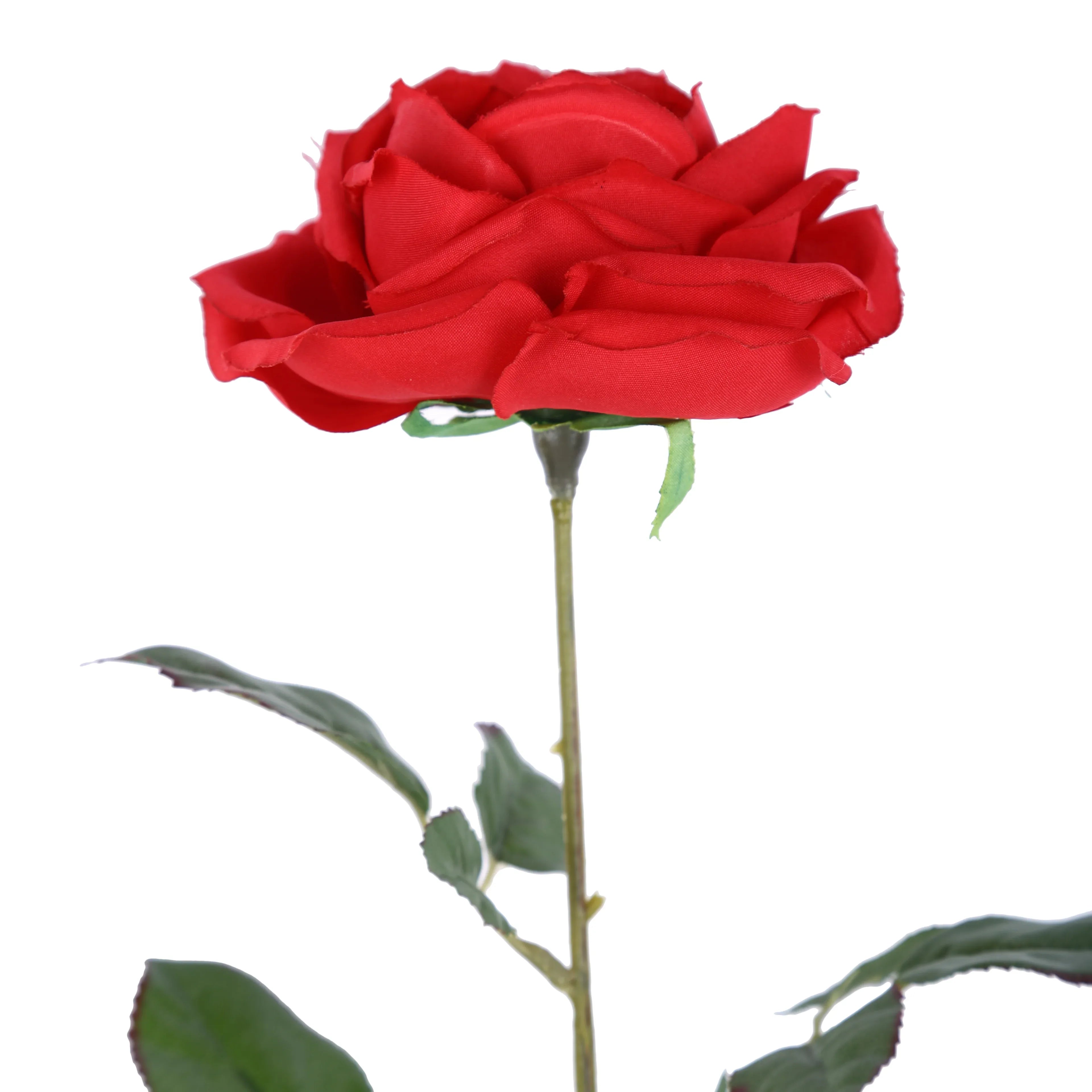 Aura Polyester Flowers in Red Colour - HomeTown