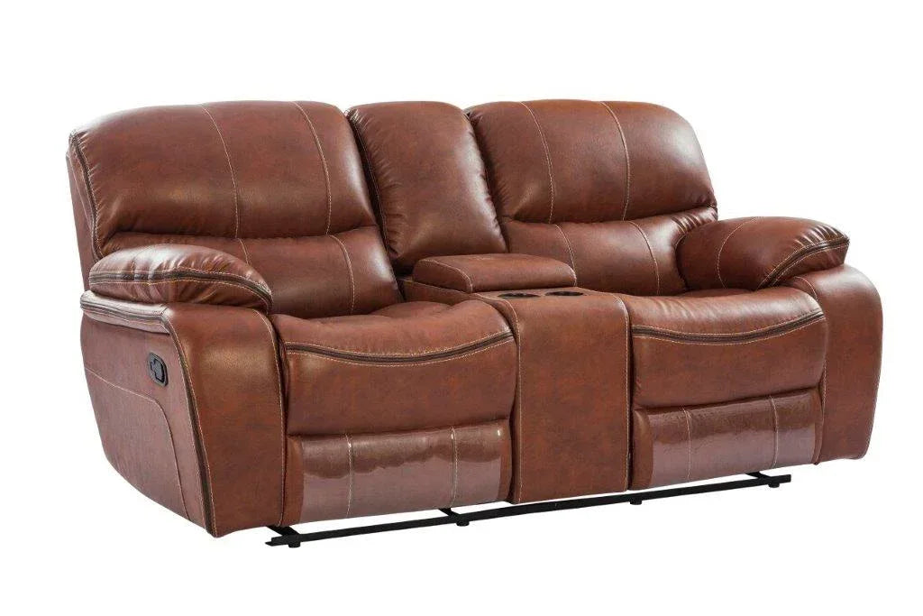 Tigris Leatherette Recliner In Brown Colour - HomeTown