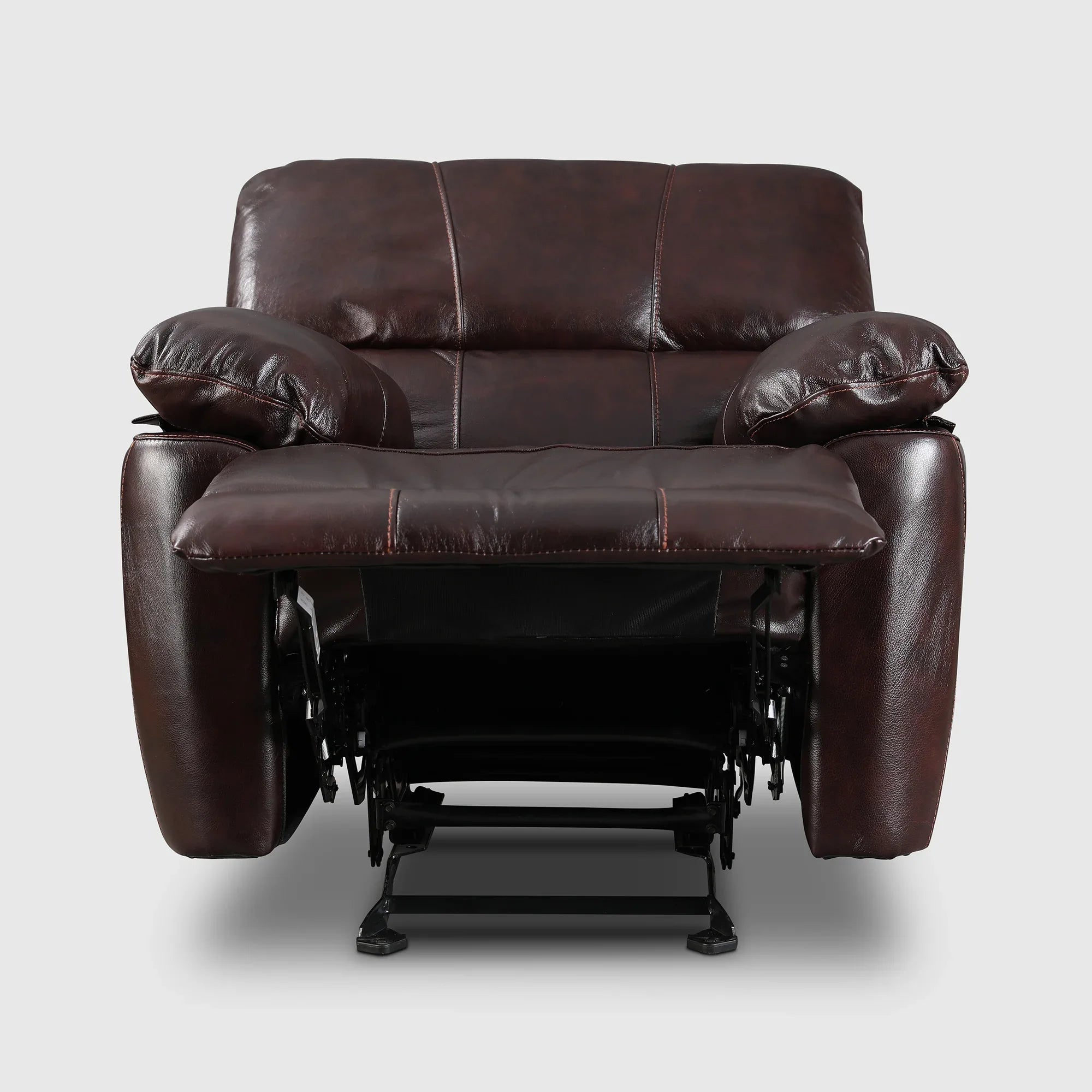 Charles Half Leather Single Seater Recliner - HomeTown