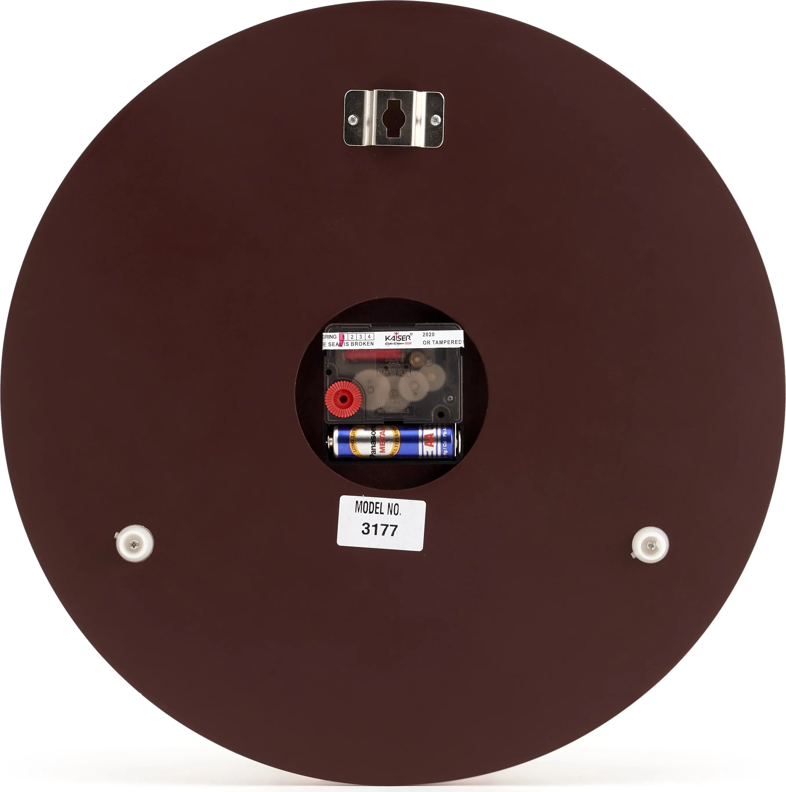 Wooden Wall Clock in Rose Wood Colour by Kaiser - HomeTown