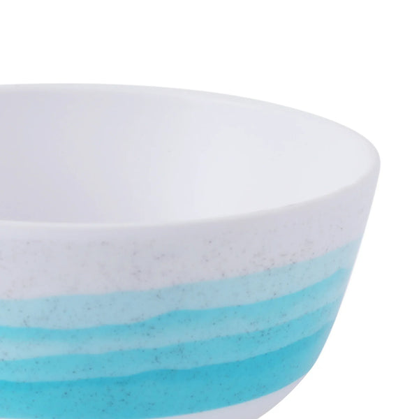 Emilia Melamine Speckles Soup Bowl in Dusky Blue Colour dimensions
